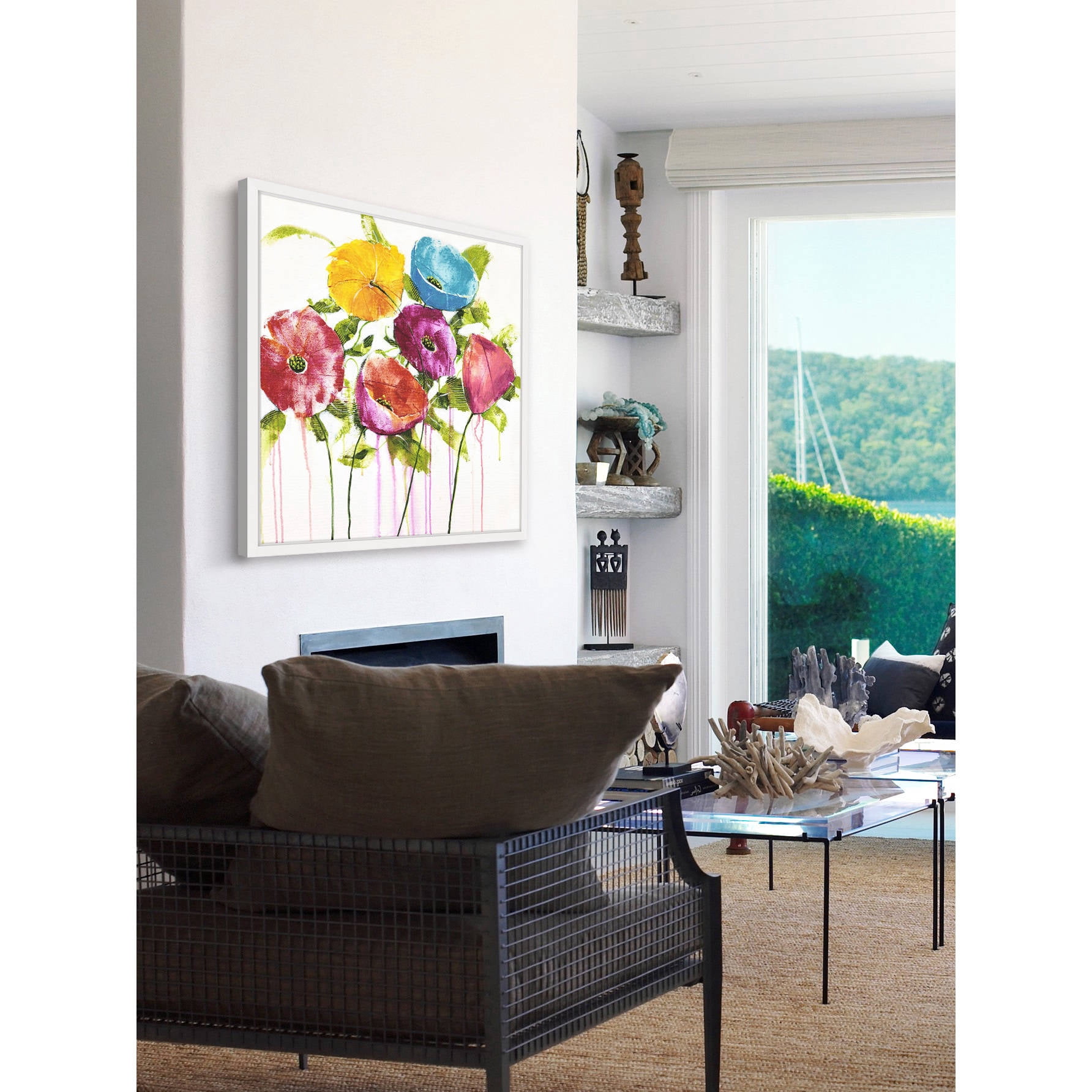 Marmont Hill - "Pop of Color II" by Julie Joy Framed Painting Print