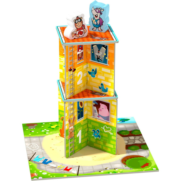  HABA My Very First Games Rhino Hero Junior - A Cooperative  Stacking and Matching Game for 2 Years and Up : Toys & Games