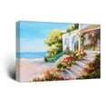thumbnail image 2 of wall26 Canvas Wall Art of Entryway to Italian Villa Oil Painting | 16" x 24", 2 of 4