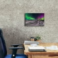 thumbnail image 4 of Epic Graffiti 'Northern Lights On The Arctic Ocean Shore 1' by Epic Portfolio, Giclee Canvas Wall Art, 18"x12", 4 of 8