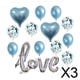 thumbnail image 1 of 3 Globos Inflables Con Letras De Amor, Decoración De Regalo Para El Día De San Valentín, Color Azul, 1 of 4