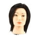 thumbnail image 2 of Cabeza de maniquí de peluquero multiusos para peluquería, cabeza de maniquí de cabello humano para peluquero Negro, 2 of 9