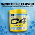 thumbnail image 5 of C4 Sport Pre-Workout Powder, Icy Blue Razz, 20 Servings, 5 of 13