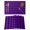 Purple Black, variant on Black Plaid Placemats Set of 8, Vintage Country Gray Buffalo Check Gingham Placemats for Dining Table, Place Mats for Kitchen Tabletop, Waterproof Wipeable Dining Table Mats Set