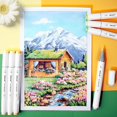thumbnail image 2 of Brocha para alcohol Art Markers SFAIH y fina, 121 colores, con funda, 2 of 9