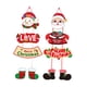 thumbnail image 4 of 2 piezas de letreros colgantes de puerta de Navidad, decoración navideña, letrero decorativo para puerta, colgador de puerta para Estilo A, 4 of 9