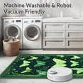 thumbnail image 5 of ODIKA 3'x5' Machine Washable Non-Slip Area Rug, Mystical Night Flyers Insect Accent High Traffic Rug, Green, 278612, 5 of 5