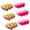 Hot Pink, variant on Taco Holder Plastic Taco Stand with Handle Taco Holders Rack Trays for 3 Tacos Oven Grill and Dishwasher Safe [Hot Pink,1Pack]