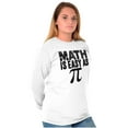 thumbnail image 4 of Math Is Easy As Funny Teacher Nerdy Plus Size Long Sleeve Graphic Tee Shirt Brisco Brands 2X, 4 of 5