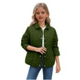 thumbnail image 6 of JUMEYU Girls Puffer Jackets Girls' Lightweight Puffer Jacket Hooded Water Resistant Winter Coat Size 13-14 (Dark Green,13-14 Years), 6 of 9