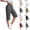 Gray, variant on Cargo Shorts for Women Bermuda Elastic Waist Knee Length Shorts Button Zipper Pocketed Capri Pants for Summer Casual