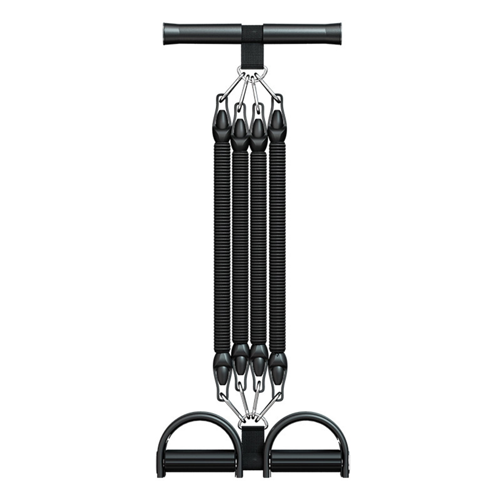 Hyasfey 2/3/4-Tube Pedal Puller Resistance Band with Handle Multifunction Elastic Yoga Sit-up Pull Rope Men Women Pedal Tensioner Exerciser Workout Equipment