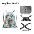 thumbnail image 6 of Bingfone A Funny Little Dalmatian Puppy Drawstrings Backpacks Bags For Men Women Gym Drawstrings Bag, 6 of 9