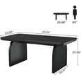thumbnail image 3 of Tribesigns Rectangle Coffee Table, 47-Inch Wood Rectangular Living Room Table, 3 of 8