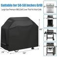 thumbnail image 3 of STARTWO Heavy Duty Waterproof BBQ Grill Cover 58 inch Weather Resistant Barbecue Cover for Weber Spirit/Genesis Grill, 3 of 8