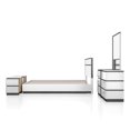 thumbnail image 3 of FOA Misti 5pc White Wood Storage Bed Set - Cal King+2 Nightstands+Dresser+Mirror, 3 of 15