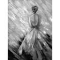 thumbnail image 2 of Charest, Doris 25x32 Gold Ornate Wood Framed with Double Matting Museum Art Print Titled - Dancing BW Queen 3, 2 of 4