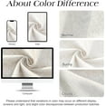 thumbnail image 4 of Natural Linen Shower Curtain Country Boho Farmhouse Decor Beige Shower Curtains for room Neutral Cloth Weighted Textured Fabric Curtain Liner with Hooks Cream 72 Inch, 4 of 4