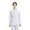 White, variant on Womens Long Sleeve Short Lab Coat Scrub Set Medical Uniform Multi Pocket Lightweight Summer Easy Care 2 Piece White XL