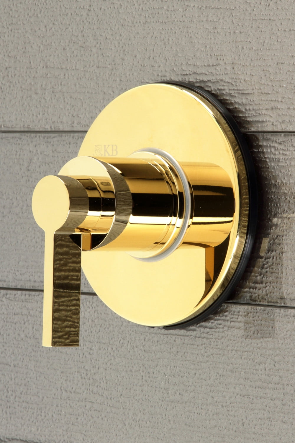 Kingston Brass KS3032NDL NuvoFusion 3-Way Diverter Valve with Trim Kit, Polished Brass