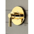 thumbnail image 2 of Kingston Brass KS3032NDL NuvoFusion 3-Way Diverter Valve with Trim Kit, Polished Brass, 2 of 3