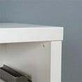 thumbnail image 6 of Pemberly Row Engineered Wood 3-Shelf Bookcase in Glacier White, 6 of 7