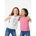 thumbnail image 3 of Wonder Nation Girls Amalfi Italy Graphic Tank Top, 2-Pack, Sizes 4-16 Plus, 3 of 5