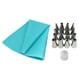 thumbnail image 3 of Injueey Boquillas para pasteles de acero inoxidable, 18 Uds., boquillas para crema de flores, boquillas, bolsa, herramientas de decoración de pasteles y Herramientas y accesorios para hornear Azul Injueey HA003821-01, 3 of 6