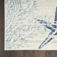 thumbnail image 6 of Nourison Pompeii Ivory Grey Blue 5'3" x 7'3" Area Rug, Coastal, Beach, Nautical, Bed Room, Living Room, Dining Room, Kitchen, Easy Cleaning, Non Shedding,, 6 of 10