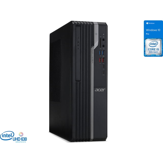 Acer Veriton X4 Desktop, Intel Core i5-9400 Upto 4.1GHz, 32GB RAM, 512GB SSD, DVDRW, DisplayPort, HDMI, VGA, Card Reader, Wi-Fi, Bluetooth, Windows 10 Pro