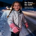 thumbnail image 5 of ThxToms Kids Warm Gloves Winter Waterproof Snow Gloves for Outdoor Sports, Toddler Bulky Ski Gloves for Boys Girls,Watermelon Red,M, 5 of 8