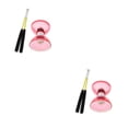 thumbnail image 1 of VONKY 12cm Pro Triple Roulement Double Extrémité Jouet de Compétence Yoyo Diabolo Chinois Performance Rouge 12cm 2 Pcs, 1 of 1