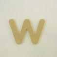 thumbnail image 2 of Package of 1, 8 Inch X 1/2" Thickness MDF Letter w in The Gotham Rounded Font, Thick, Lower Case for Art & Craft Project, Made in USA, 2 of 4