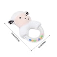 thumbnail image 2 of kjfeif 2026 New Plush Baby Soft Rattle Toys, Fabric Ring Rattles Shaker Handbells Early Development Hand Sensory Toys Stuffed Animal for 6 9 12 Months and Toddler Boy Girls, 2 of 8