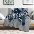 thumbnail image 5 of Football Cowboys Throw Blanket for Women, Men- Super Soft Plush Blanket Throw Fleece Blanket Animal Blanket, 5 of 6
