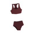 thumbnail image 2 of Traje de Baño Femenino a Escala 1/6, Bikini, Chaleco Deportivo Y Pantalones Cortos, Colección de Moda, Parte Superior E Inferior, Ropa Interior. Rojo, 2 of 8