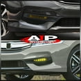 thumbnail image 5 of AJP Distributors Yellow Lens Front Bumper Driving LED Fog Lights Lamps Assembly LH RH + Bezel Bulb Switch Relay Wiring Harness Kit Compatible/Replacement For Honda Accord 4 Door Sedan 2016 2017 16 17, 5 of 11