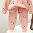 thumbnail image 6 of CAUYDY 2T 3T 4T 5T Little Kids Girl Photoshoot Outfits Baby Pajamas Fall Winter Long Sleeve Shirt and Pants 2Pcs Cute Set Toddler Sleepers for Girls Sizes 3-4 Years,Pink, 6 of 6