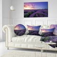 thumbnail image 4 of Designart 12" x 20" Purple Polyester Throw Pillow, 4 of 5