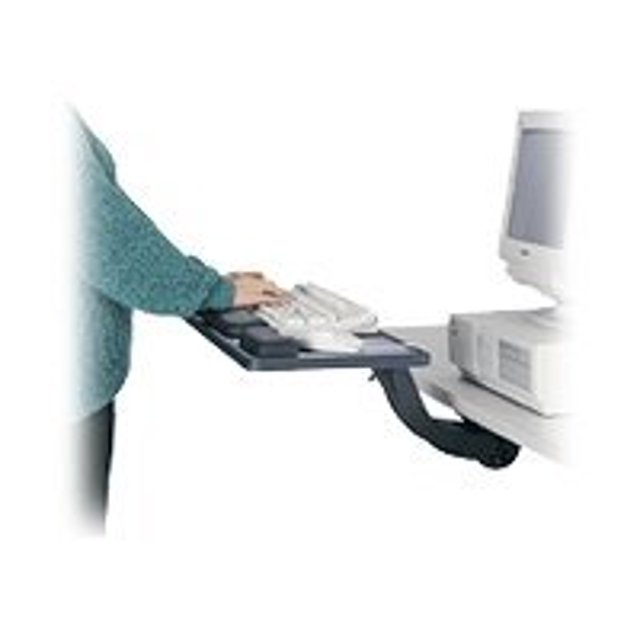 Safco Ergo-Comfort 2196 - Keyboard arm mount tray - black