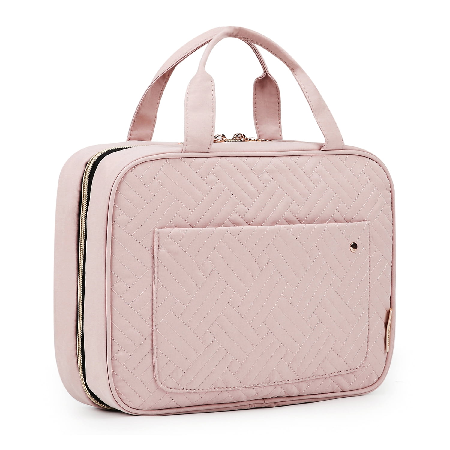 BAGSMART Toiletry Bag, Makeup Cosmetic Bag with Hanging Hook, Waterresistant Travel Organizer