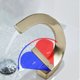 thumbnail image 3 of Grifo de baño de cobre completo de un solo orificio para caliente y frío, grifo de lavabo de baño, 3 of 10
