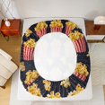thumbnail image 5 of Feelyou 3D Popcorn Child Bed Sheets, Vintage Film Theater King Sheets, Family Cinema Theme Sheet Set, Microfiber Bedroom Decor, 4 Pieces, 5 of 7