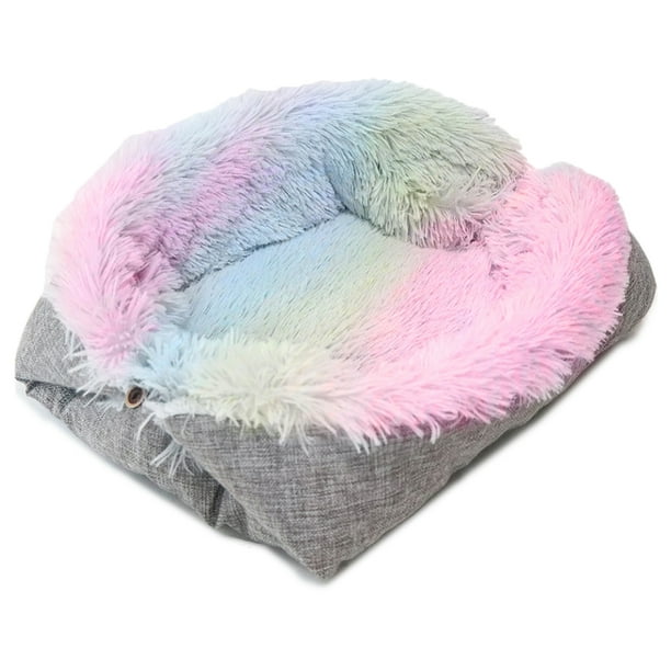 Cojín WDOplteas 2 en 1 para Gatos Cojín Impermeable para Cama Perro Peluche para Suministros para multicolor