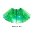thumbnail image 2 of Riforla Women Skirt LED Fashionable New Pattern Pleated Skirt Mesh Sequin Decoration Illuminated Tutu Skirt Skirts for Women Trendy Red_002 One Size, 2 of 2