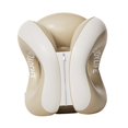 thumbnail image 3 of Almohada de viaje para el cuello, accesorio portátil multifuncional, esencial para viajar, ergonómica Blanco S, 3 of 9
