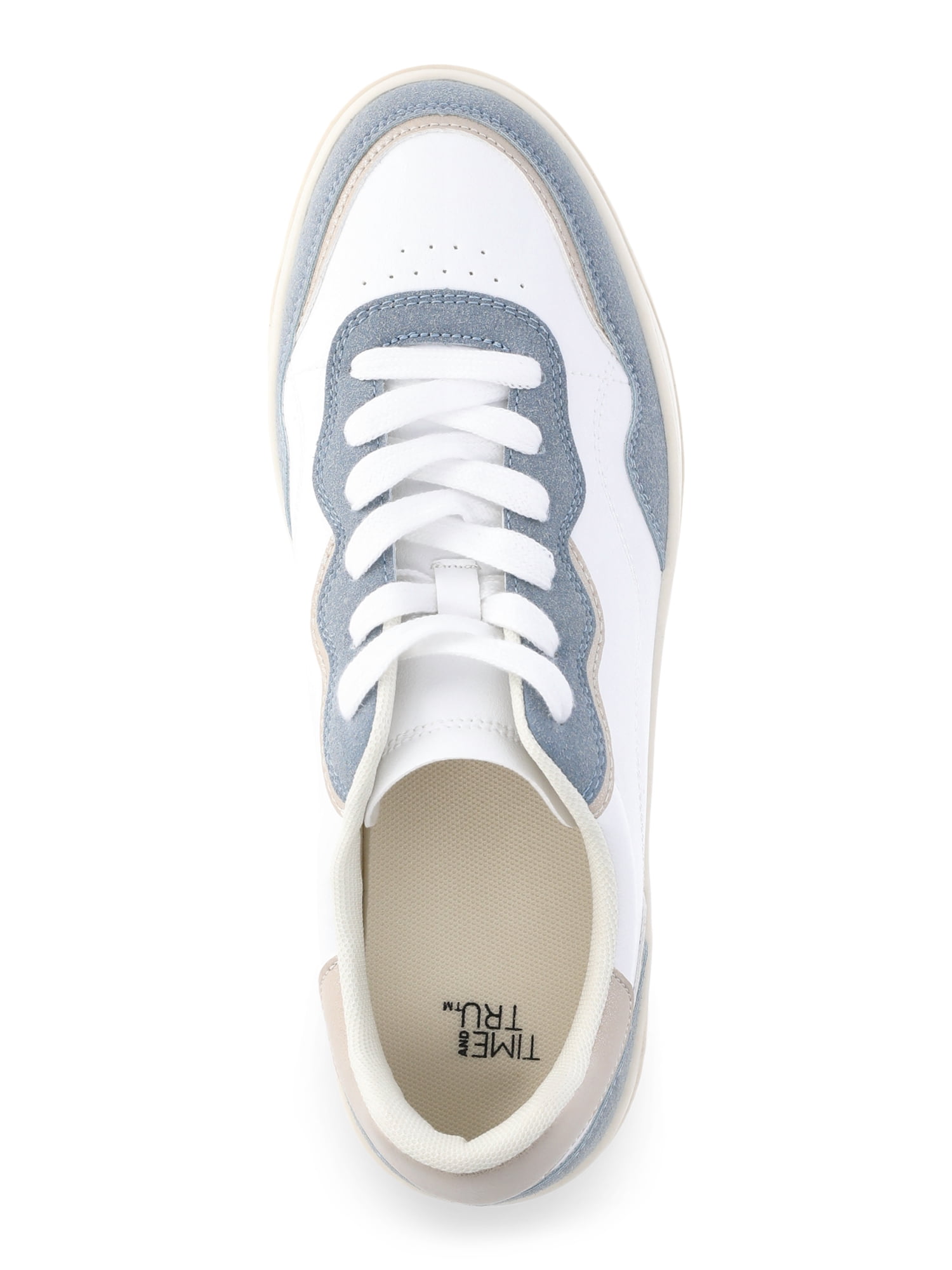 Time and Tru Women's Court Sneakers, Sizes 6-11