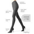 thumbnail image 3 of MeMoi Portland Side Cable Knit Sweater Tights - Womens - Female, S-M, Medium Gray, 3 of 10