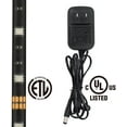 thumbnail image 3 of TORCHSTAR LED Multi-Color TV Bias Lighting Backlight Strip for 32" to 60" Flat HDTV, Decorate Troffer, Gaming Computer, ETL-Listed, Home Theater Ambience Light Kit,with Remote Control, UL Adapter, 3 of 8