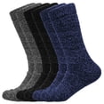 thumbnail image 6 of 3-Pack Men's Winter Thermal Heated Merino Wool Extra Warm Thick Outdoor Crew Socks Size 10-13, 6 of 7